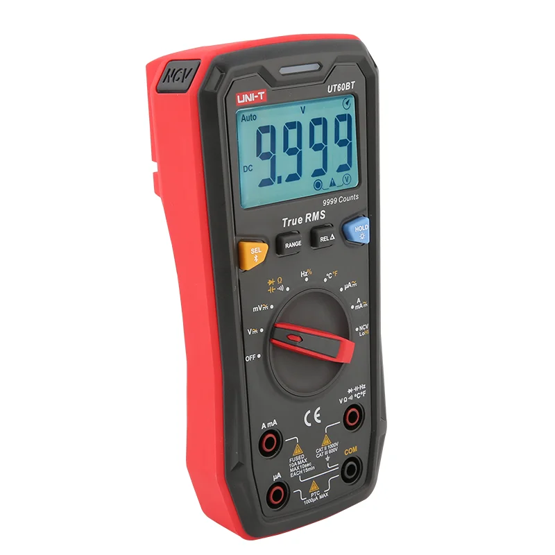 UNI-T UT60BT Digital Smart Multimeter 1000V AC DC Voltmeter Ammeter Frequency Meter Capacitor Temperature Tester Bluetooth-compa