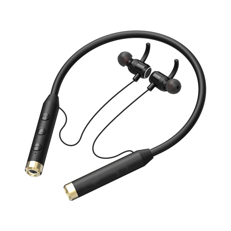Flashlight Wireless Headphones Neckband Bluetooth Earphones Handsfree MIC Sports Headset with 70 Hrs MP3 Player Music Equalizer