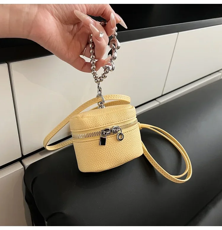 2026 NEU Trendige Luxus-Handytasche: Süße, modische, bonbonfarbene Schultertasche mit Kopfhörerfach und Handschlaufe – Mini-Tasche – Detail 21