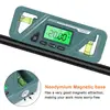 Digital Inclinometer Angle Finder Angle Gauge Level Tool Spirit Level Magnet Base LCD Display Inclinometer Construction Tools 5