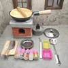 Dollhouse Mini Kitchen Furniture Toys Full Set Models for Doll House Kitchen Furniture Decorative Accessories 1