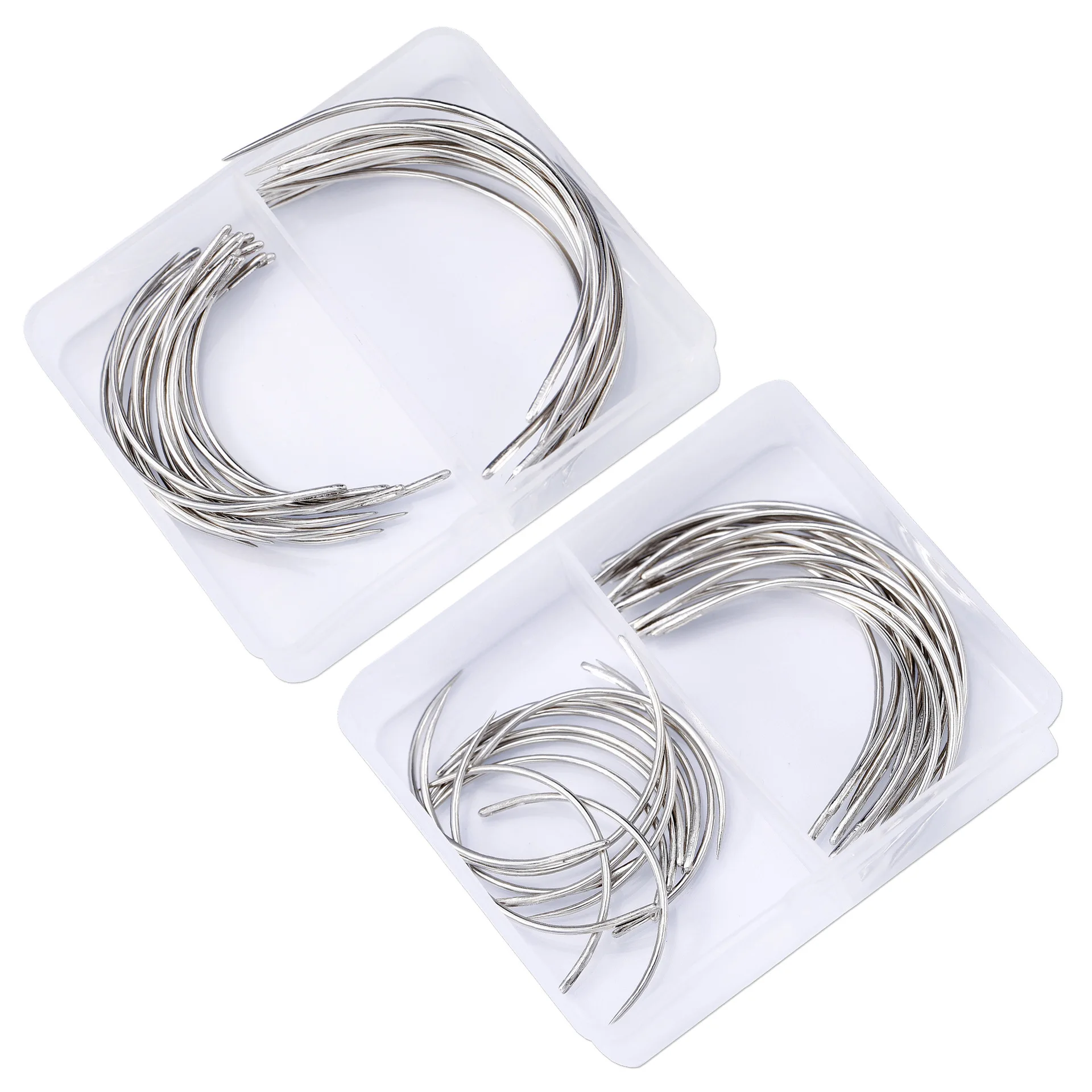 20Pcs/Lot Stainless Steel Bent Curved Needle For DIY Leather Hand Sewing leather sewing needles sewing needles