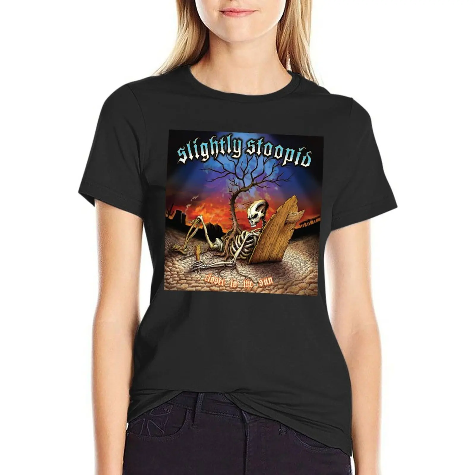 

stoopid close the sun slightly tour 2019 jemuran T-Shirt kawaii clothes hippie clothes funny funny t shirts for Women