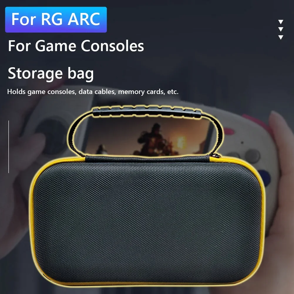 For ANBERNIC RG ARC-D RG ARC-S Protect Bag Cases Hard Carrying Case EVA Shockproof Travel Case For RG ARC Portable Storage Bag