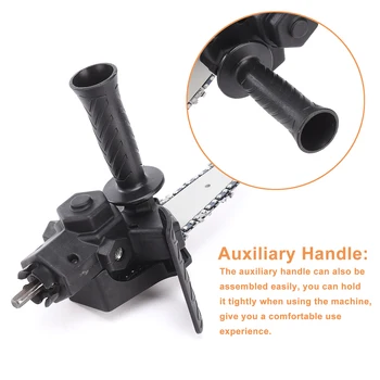 Hand Drill to Electric Chain Saw to Electric Saw Switch Head Drill to Hand Held Logging Saw Mini Electric Pruning Saw 5