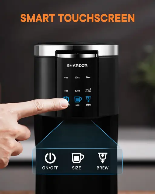 KIDISLE 10 Cup Programmable Coffee Maker 2.0, Drip Coffee Machine