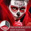 Halloween Makeup Palette Face Body Paint Makeup Wheel White Black Red Waterproof Zombie Skeleton Cosplay Makeup Face Painting 2