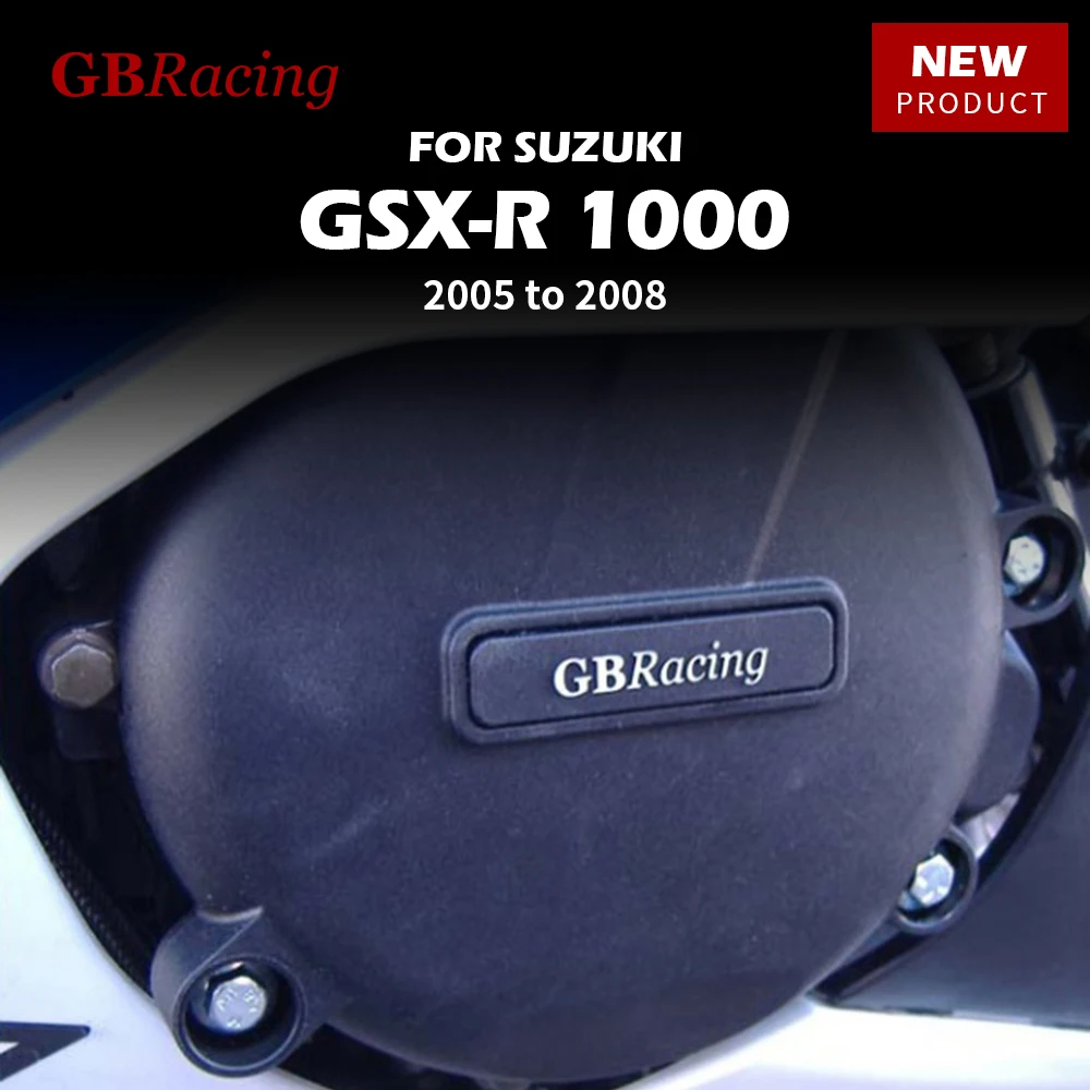 GB Racing GSXR1000 2005 to 2008 Motorcycle Engine Protect Cover For SUZUKI Body & Frames Clutch Pulse Protection Cover Parts