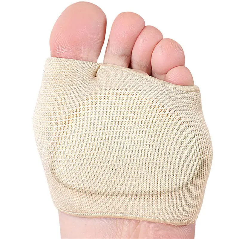 1pc Metatarsal sleeve Toe Bunion Sole Forefoot Gel Pads Cushion Half Sock Supports Foot Care Tool