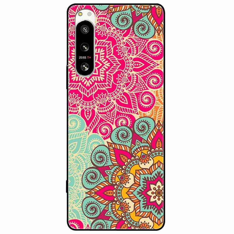 Elegant Soft Silicone Flower Phone Case with TPU Bumpers