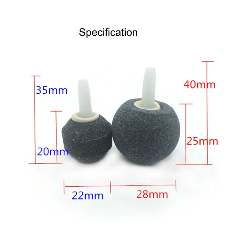 2 cm/3 cm/4 cm/5 cm Aquarium Aquarium Luft Stein Sauerstoff Belüfter Zunehmende Luft blase Teich Pumpe Hydrokultur Sauerstoff Versorgung Große – Detail 13