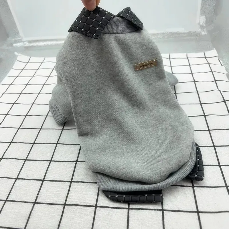 Patchwork Winter Dog Hoodie 3