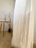 Japanese Home Wabi-Sabi Wind Small Press Crepe Linen Cotton Curtain Gauze Curtain Custom Light Micro Transparent People 5