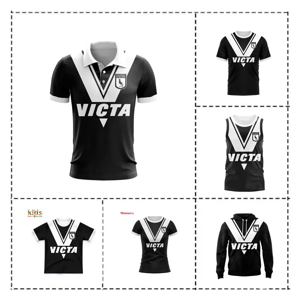 Customization 1978 Magpies Home Hoodie Retro Jersey Kids-Women's-Men's Size: S-5XL（Print Name Number）