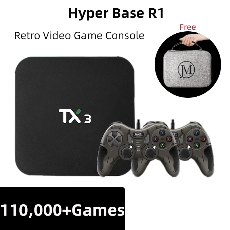 Hyper Base R1 110000Game Box Quad core S905X3 4GB RAM EmuELEC Android
