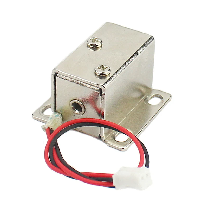 Electromagnetic Solenoid Lock DC6V 12V 24V MINI Electric Bolt Cabinet Draw Lock Release Assembly Solenoid Access Control