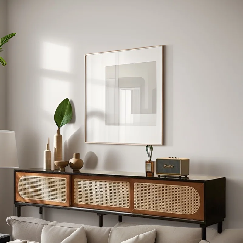 

Cabinet Retro Mini Nordic Stand Modern Luxury Floating Shelves Furniture Salon Rattan Display Meuble Tv Salon Table Console