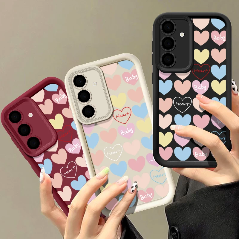 Cartoon Love Pattern Soft Phone Case Cover