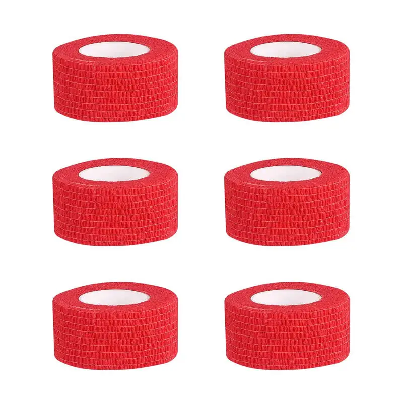 

1-6 rolls Self Adhesive Bandage Elastic athletic protective Kit Waterproof Adhesive Pet Wrap Breathable Bandage 2.5-15cm