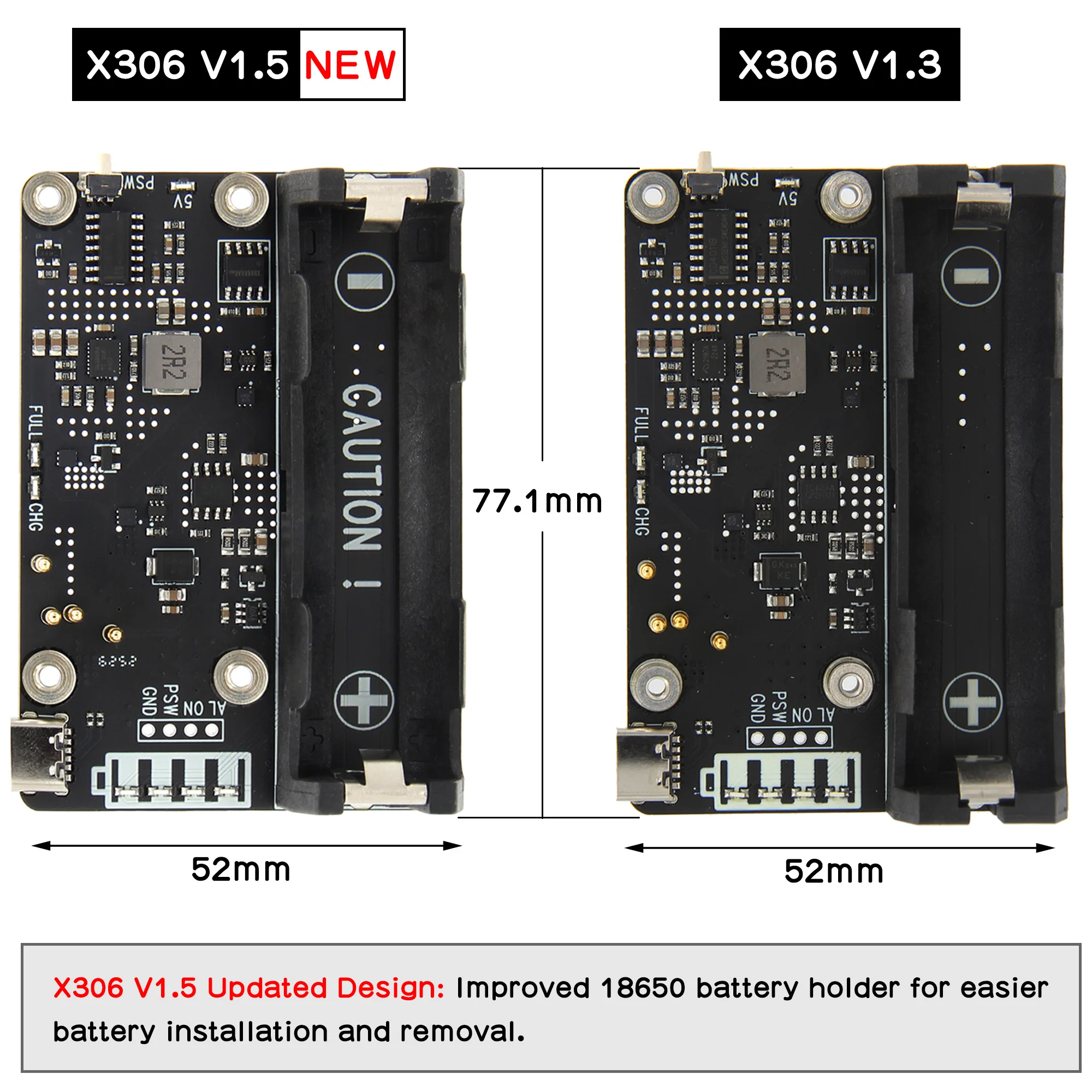 Geekworm X306 18650 UPS Shield for Raspberry Pi Zero 2 W - AliExpress