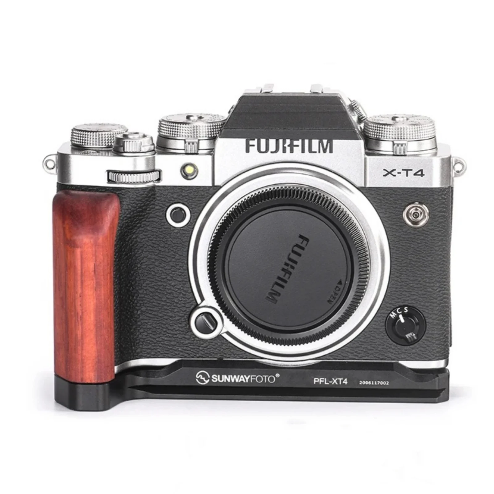 

SUNWAYFOTO Dedicated L-bracket for Fujifilm X-T4 Camera Tripod Head Quick Release Plate Arca