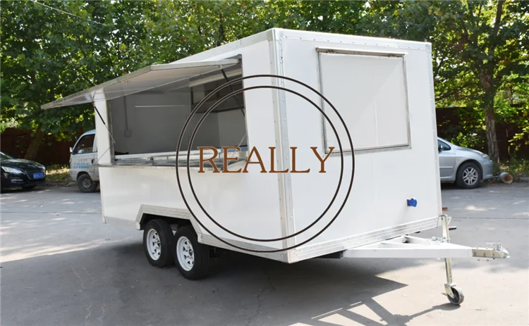 

2024 New Catering Food Truck Fully Equipped Taco Trailers Mobile Kitchen Pizza Cart BBQ Truck Cheap Mobile Food Trailer For Sale