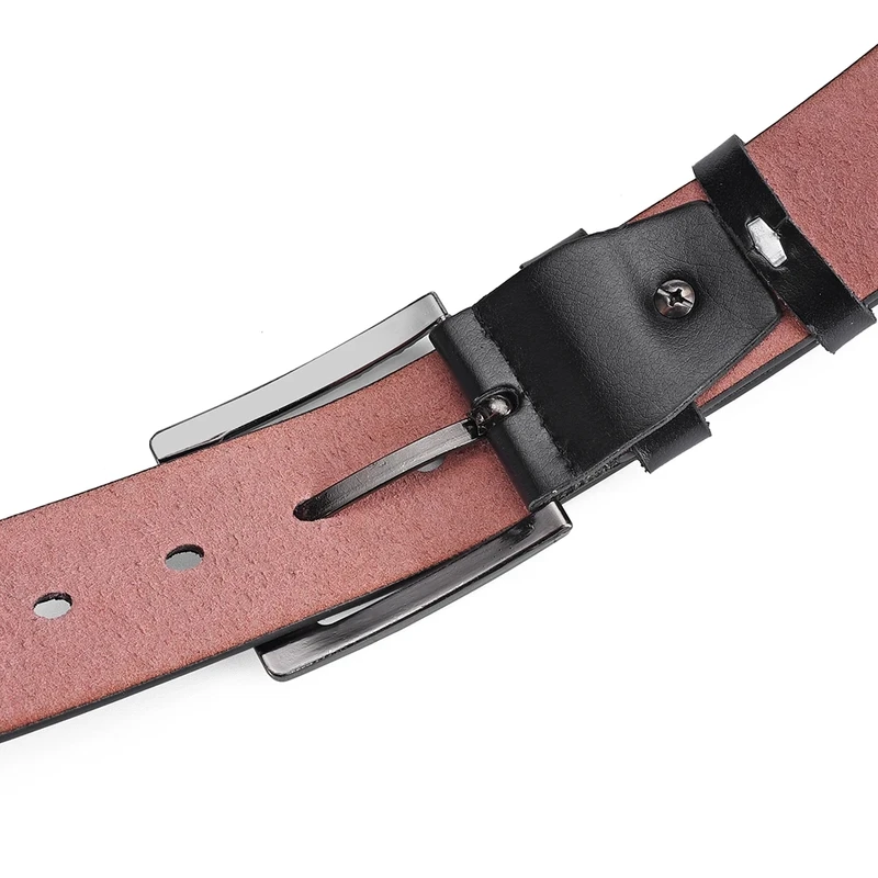 Leather ' Buckle Jeans Cowskin Belts Busin