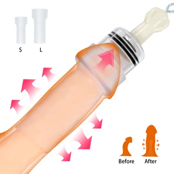 Accessories Glans Protector Cap for Penis Pump Sex Toys for Men Silicone Cover Replacement for Dick Enlarger Extender Stretcher 3