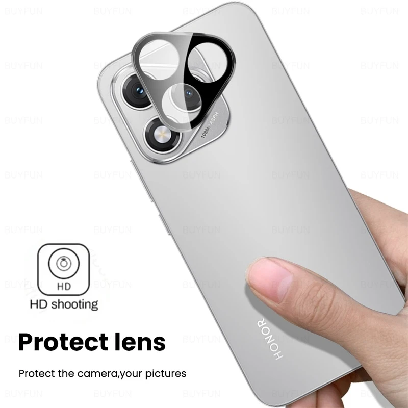 3-Pack 3D Curved Camera Protector Case with Tempered Glass Lens Cap