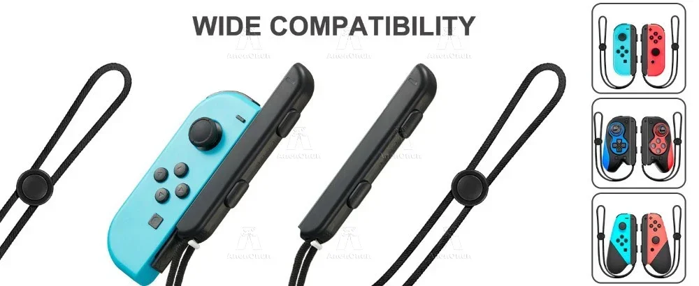 Joycon-Handschlaufe für Switch/Switch OLED Premium-Ersatzteile Langlebiges Joy Con Verstellbares Handschlaufe-Lanyard-Zubehör – Detail 1