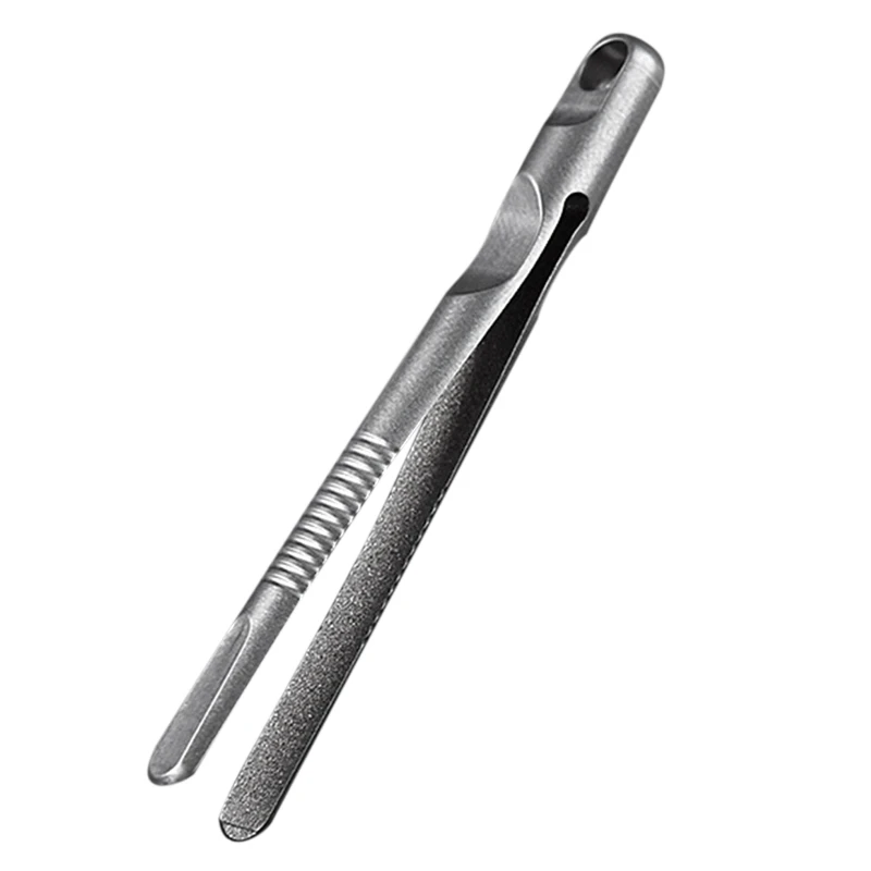 Tweezers Durable for Titanium Alloy Tweezers TC4 Survival Tool for Camping Hiking Home Outdoor Tra Q84D