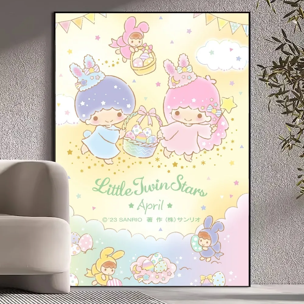 Little Twin Stars Official Art: The Ultimate Guide to Authentic Wall Decor  for Fans and Interior Enthusiasts, image size:1000x1000
