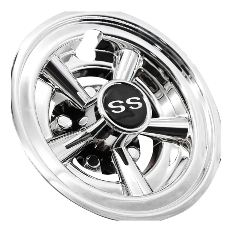 8Inch SS Golf Cart Wheel Covers, 5 