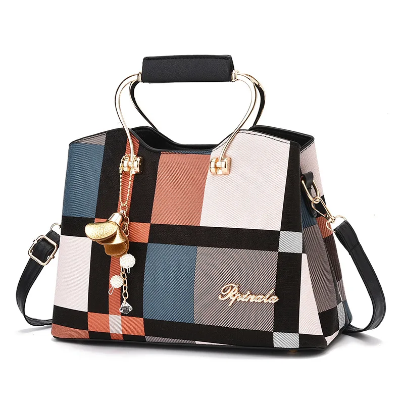 Shoulder Large Single Bag Capacity Women's Crossbody Handbag For Woman High-Quality Messenger Luxury Multicolored Classic Style