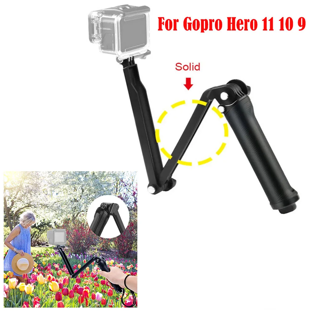 

Складная селфи-палка для Gopro Hero 11, 10, 9, 3 способа, водонепроницаемая селфи-Палка для Insta360, X3, DJI, Osmo, экшн-камеры