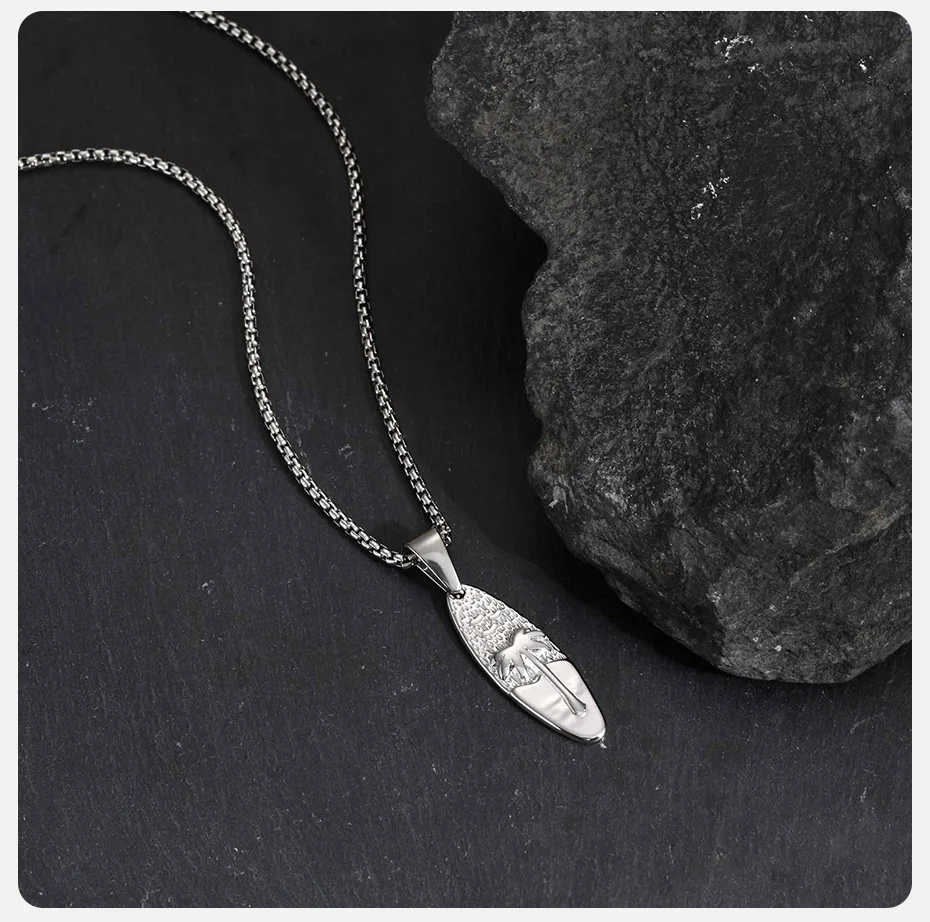 Vnox Edelstahl-Halskette mit hypoallergenem quadratischem Malachit-Abalone-Muschel-Anhänger, 15 x 19,5 x 4 mm, Box-Kette, Schmuck, Geschenke für Männer – Detail 6