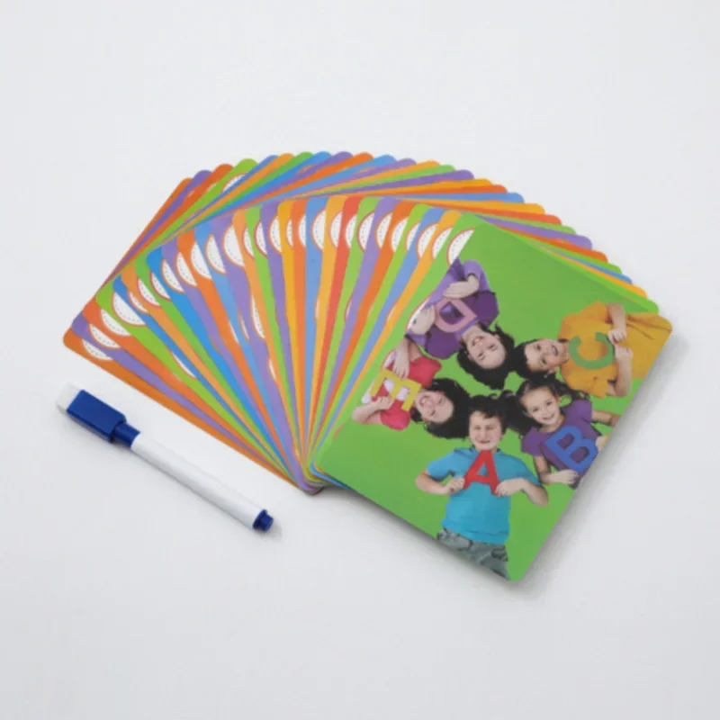 Practical Durable Erasable Learning Arabic Alphabet Cognitive Flashcards Scientific Cards Student Education Teaching Aids 4