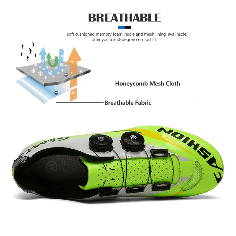 Cycling Shoes Men Racing Speed Women Bicycle Shoes Men Cycling Sneaker Cleats Road Bike Shoe SPD Mountain Bike Shoes Sapatos De Ciclismo