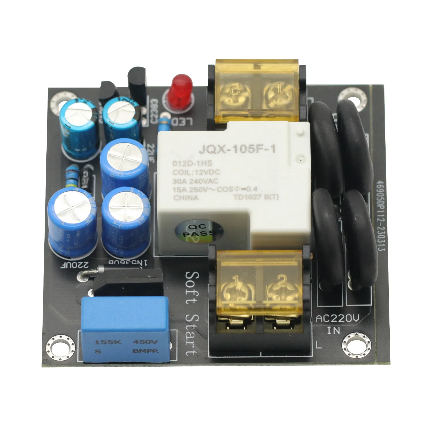 Amplifier Power Supply Soft Starting Board High Power High-current Relay For Class A 1969 Audio Amplifier 1500W audio amplifier audio power amplifier board