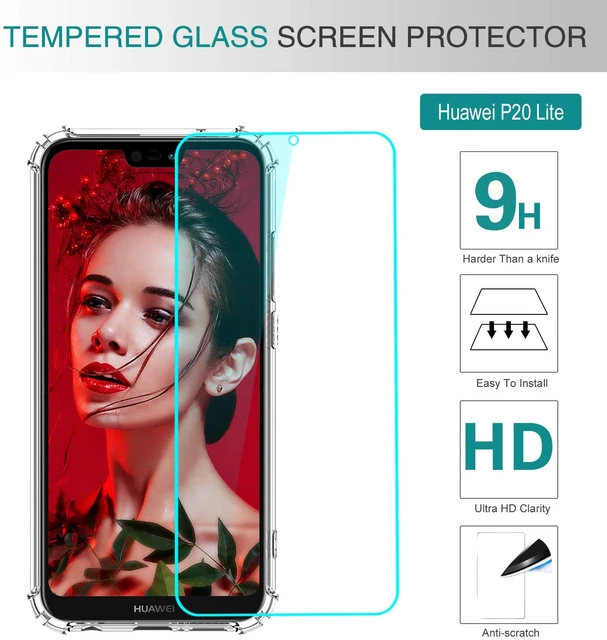 Coque Silicone Transparente Angles Renforces + 2 Verres Trempes