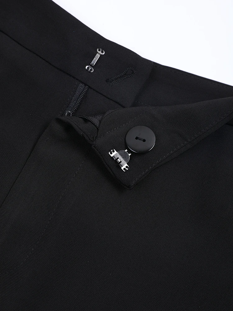 سروال نسائي عالي الخصر من الجلد الأسود غير المنتظم ، بنطلون طويل واسع الساق ، بنطلون فضفاض ، موضة الربيع ، الخريف ، جديد ، JQ78101 ، 4 سروال نسائي عالي الخصر من الجلد الأسود غير المنتظم ، بنطلون طويل واسع الساق ، بنطلون فضفاض ، موضة الربيع ، الخريف ، جديد ، JQ78101 ، 4