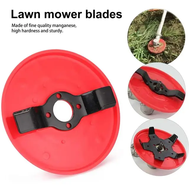 Fűvágó Fej Ártalmatlan Rozsdamentes Gyomnövény Hántolatlan Mező Száraz Szárazföldi Fű Trimmer Fűnyíró Fejkert Ellátás - Image 5