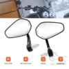 7/8" or 1" Motorcycle Motorbike Scooters Rear View Side Mirror Handle Bar End Mirrors For Yamaha Kawasaki Motorcycle Parts 1