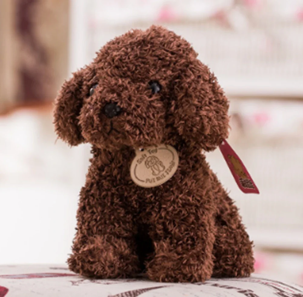 Süßes Teddy Plüschhund Spielzeug Mit Locken Als Kindergeschenk_voghion.com