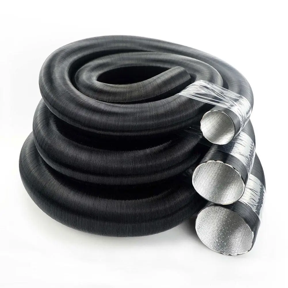 42mm 60mm 75mm Diameter Air Parking Heater Duct Pipe Tube Hose For Webasto Eberspacher Aluminum Foil Tube air diesel heater duct pipe