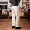 Red Tornado 55501 White Relaxed Straight Men's Jeans Rugged Style 14oz Selvedge Denim Pants 4