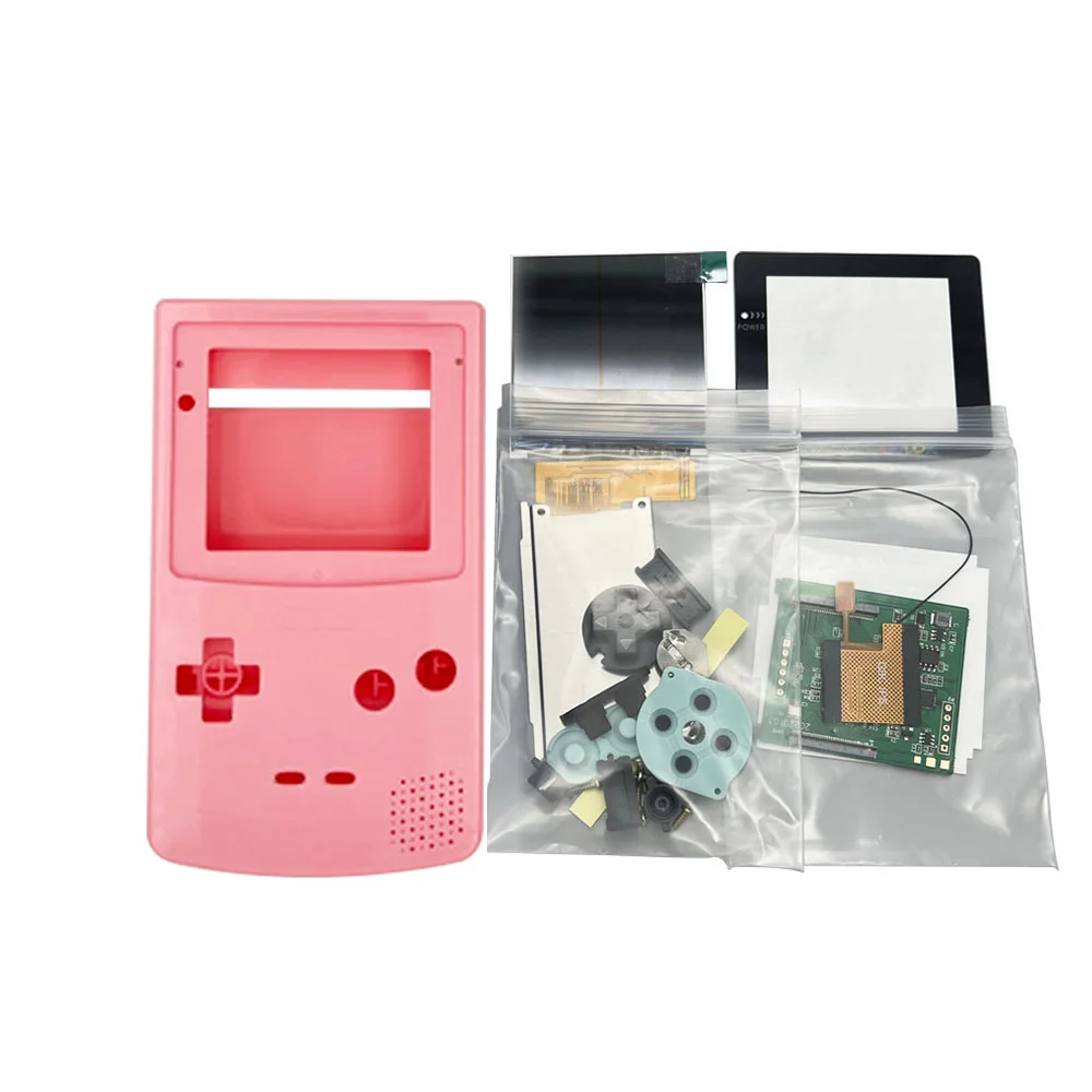 ゲームボーイカラー　バックライト　IPS 大画面　新品シェル IPS LCDスクリーン,ゲームボーイカラー,gbcハイライト,ポイントツー