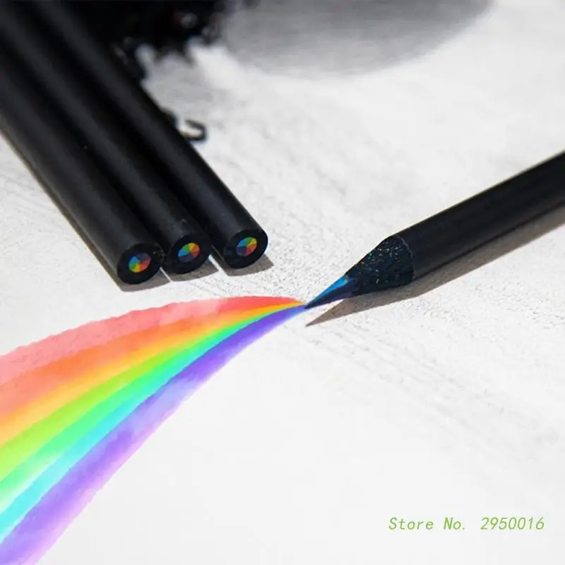 10 Pcs Rainbow Colorful Pencils Multicoloured Pencils Assorted Color Drawing  Pencils for Sketching Classroom School - AliExpress