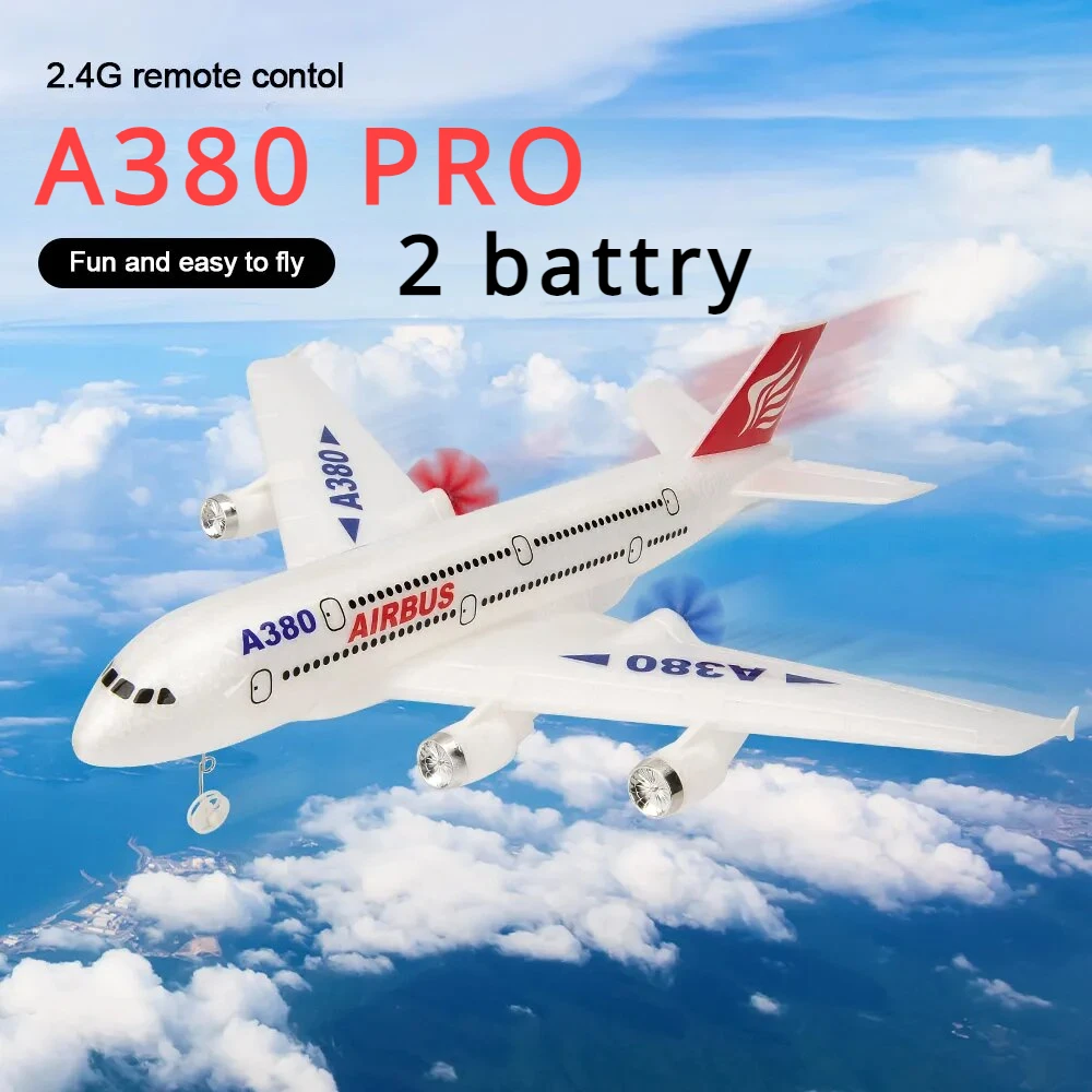 子供用リモコン飛行機rc飛行機モデル玩具固定翼a380airbus-a380747g24