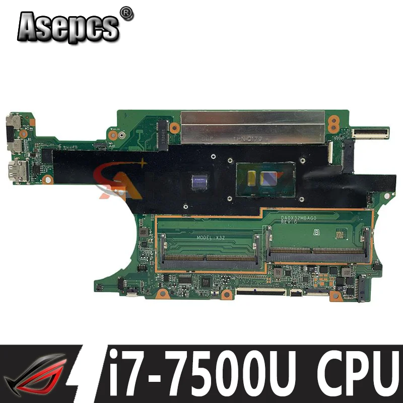 

FOR HP SPECTRE X360 15-BL laptop motherboard W/ i7-7500U CPU 940MX GPU 911083-601 911083-001 911083-501 DA0X32MBAG0